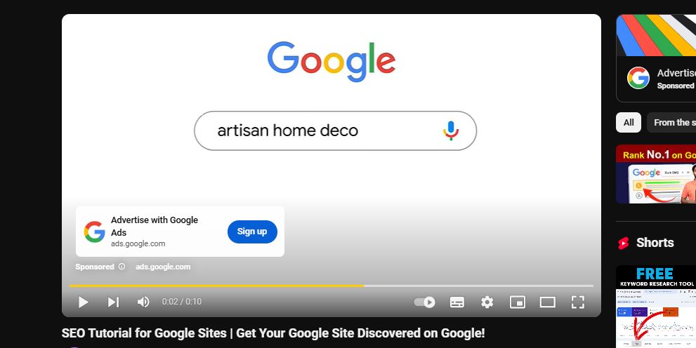 SEO vs Google AdWords: Which Is Better for Your Business 3 video-ads-example